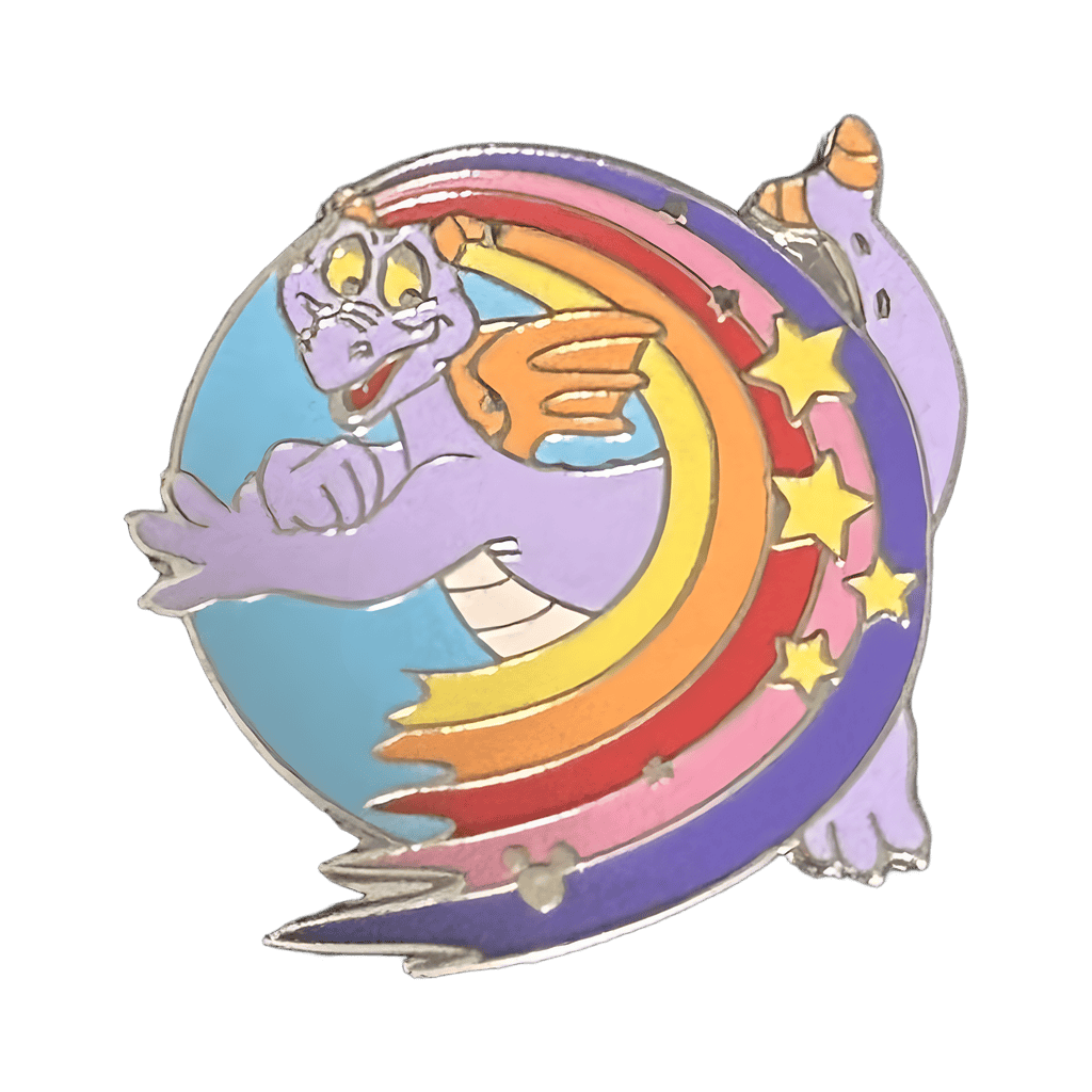 Figment with Rainbow 4 Disney pin