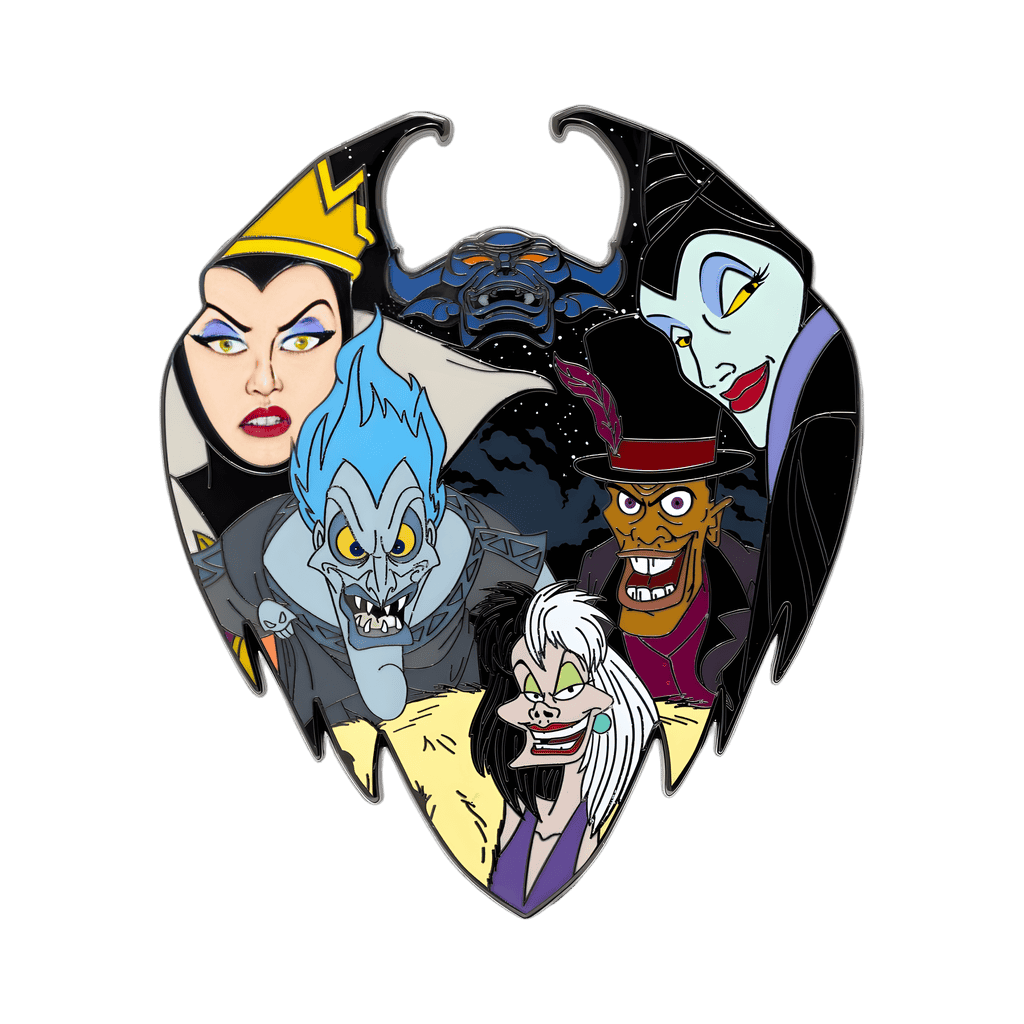 Disney Villains Cluster Disney pin