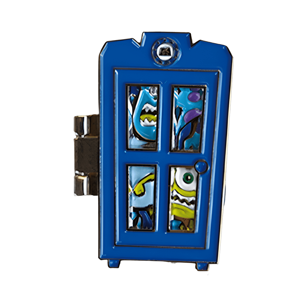 Mike & Scully Hinged Door Disney pin
