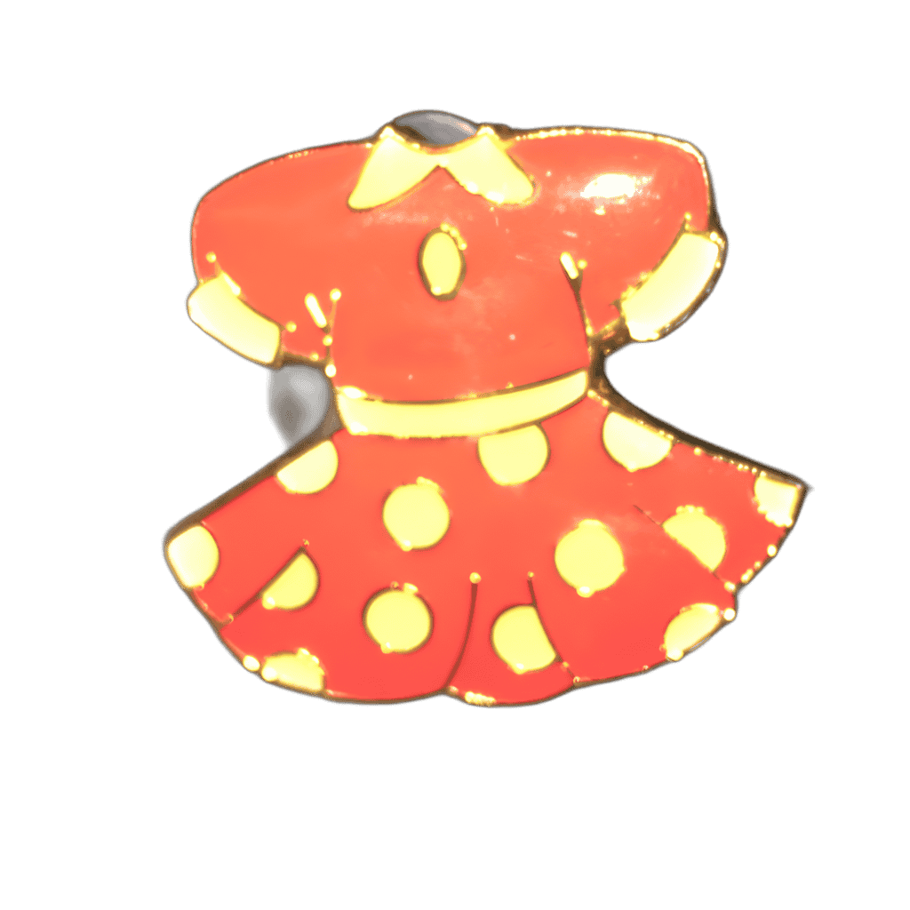 Minnie Mouse Red Polka Dot Dress Disney pin