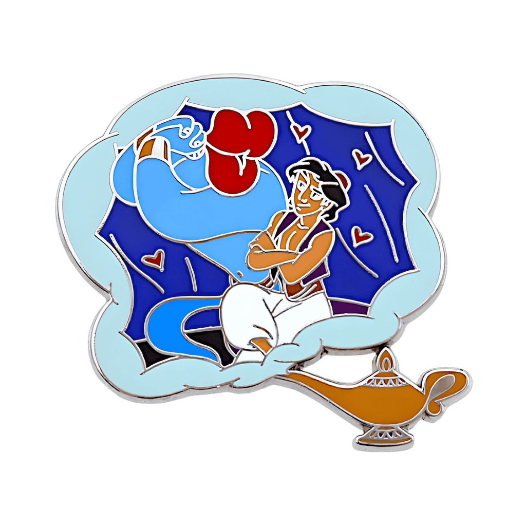 Puckered Up Genie Disney pin