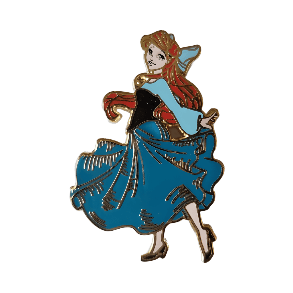 Town Dress Ariel Disney pin