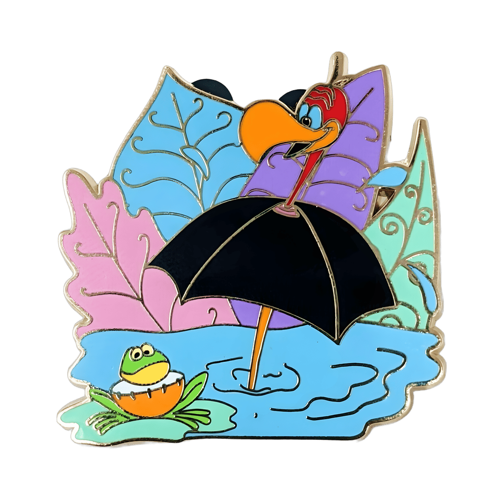Tulgey Woods Umbrella Bird and Drum Frog Disney pin