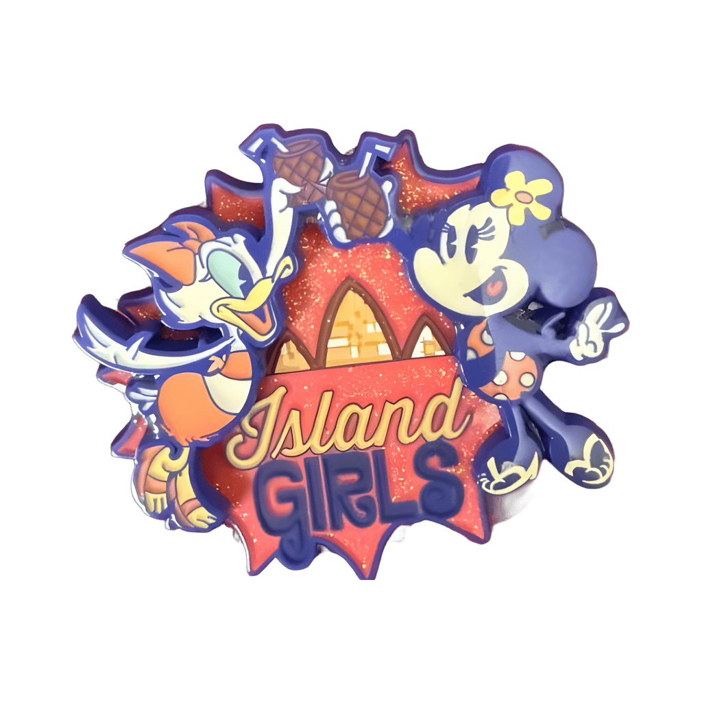 Daisy and Minnie Island Girls Disney pin