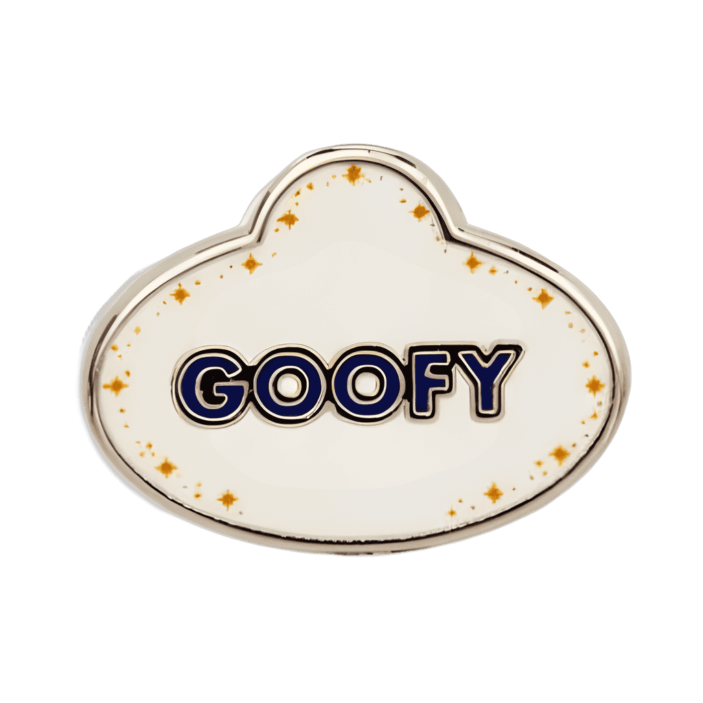 Goofy Name Tag Disney pin