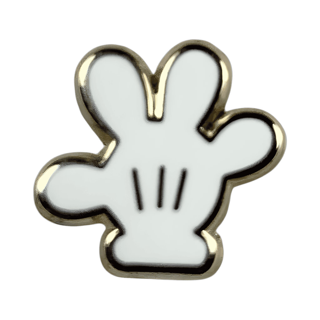 Mickey Mouse - Body Parts Set of 4 Micro Pins - White Glove Disney pin
