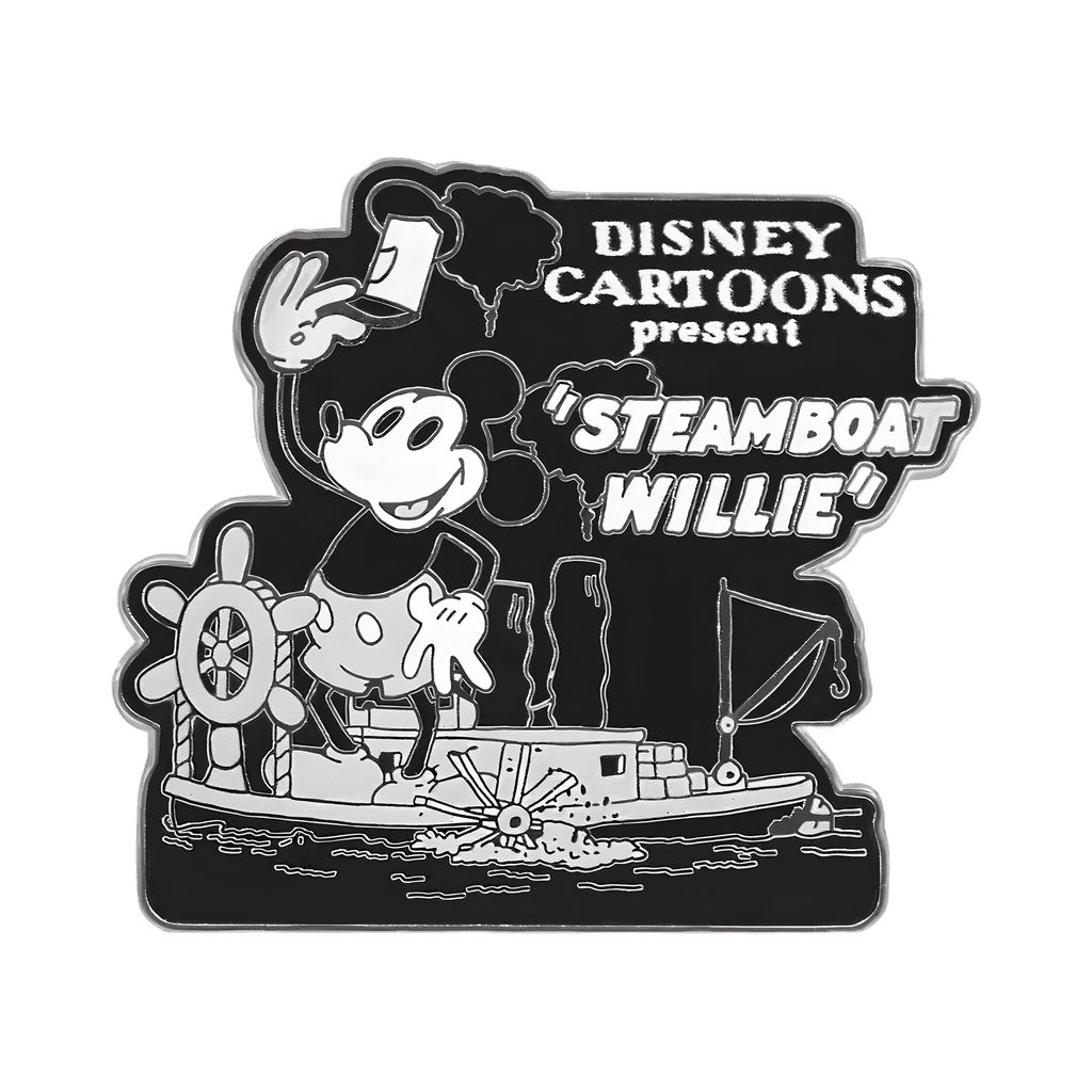 Steamboat Willie Disney pin