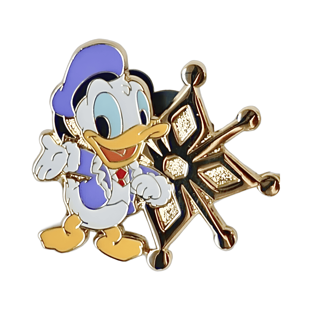 Gold Snowflake - Donald Disney pin