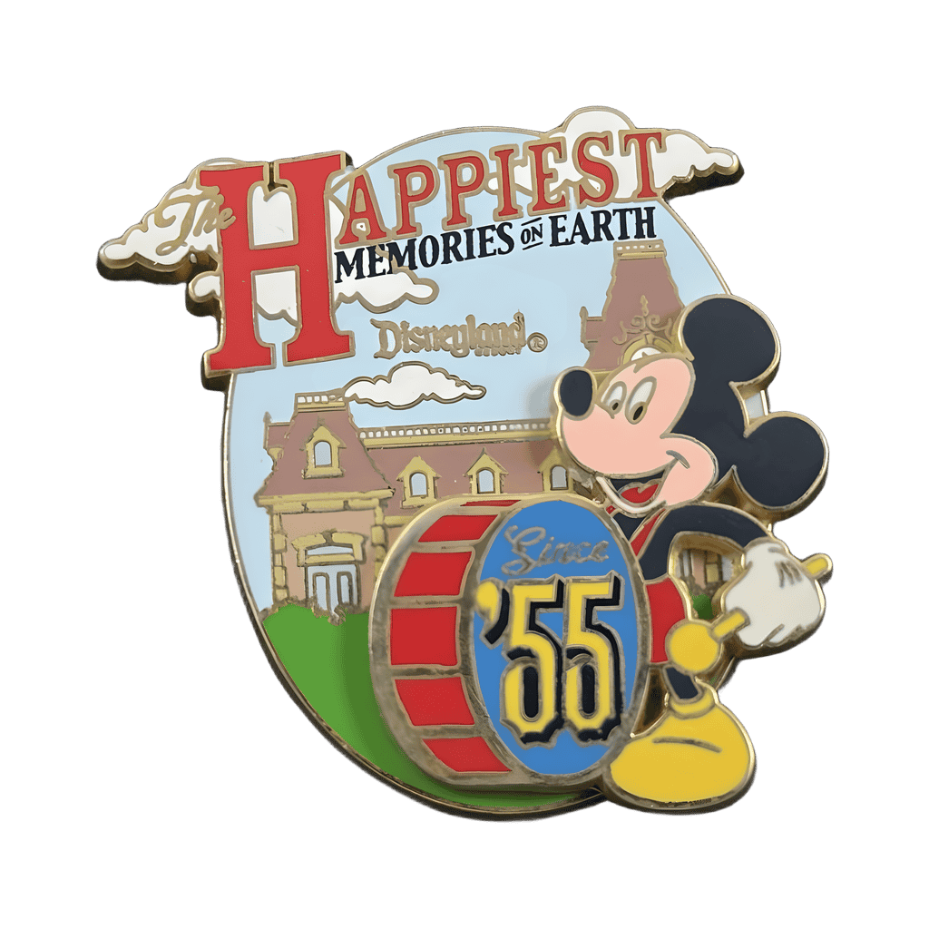 Mickey Mouse at the Disneyland Railroad Main Street Station Disney pin