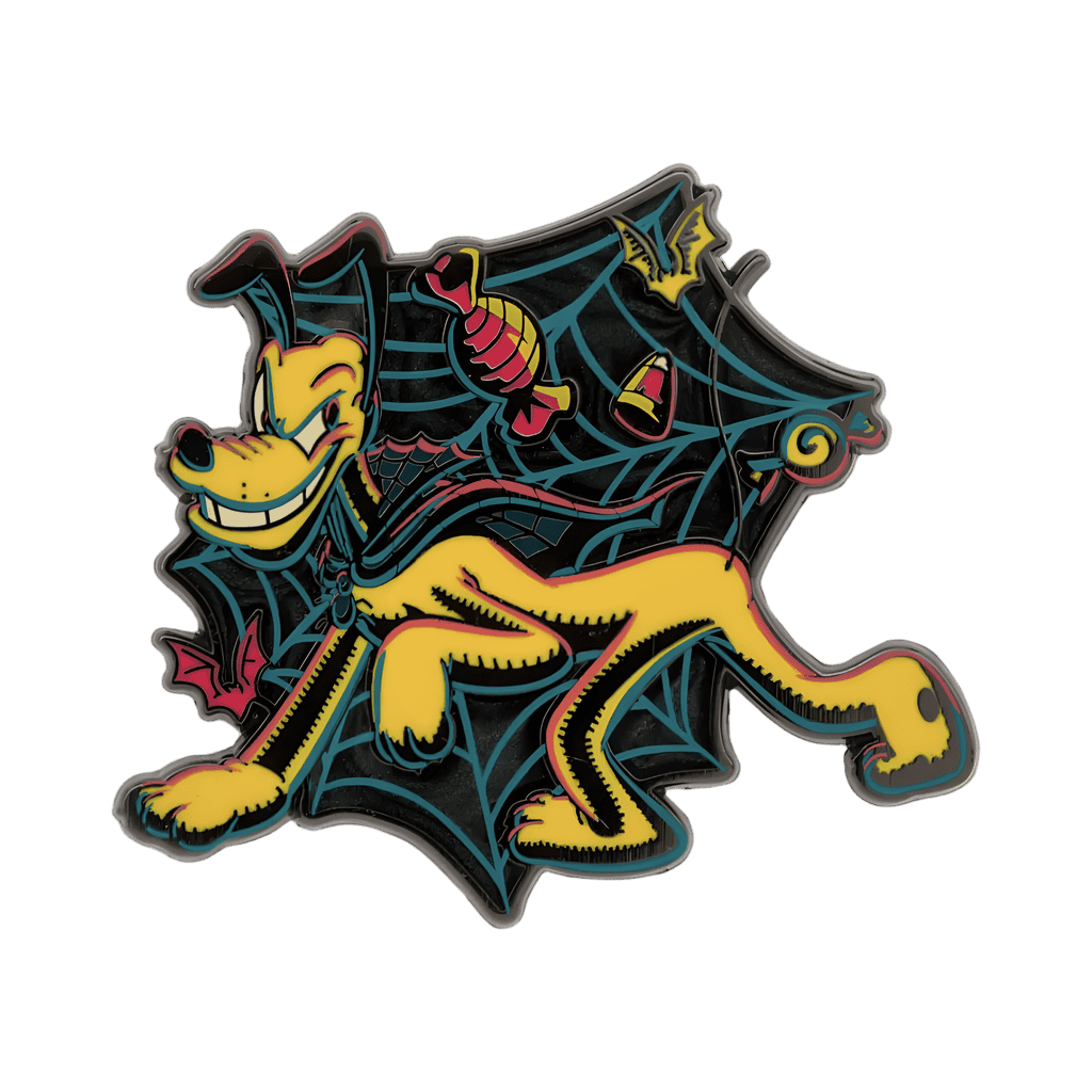 Spiderweb Cape Pluto Disney pin