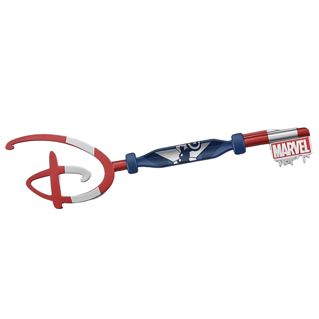 Captain America 80th Anniversary Key Disney pin