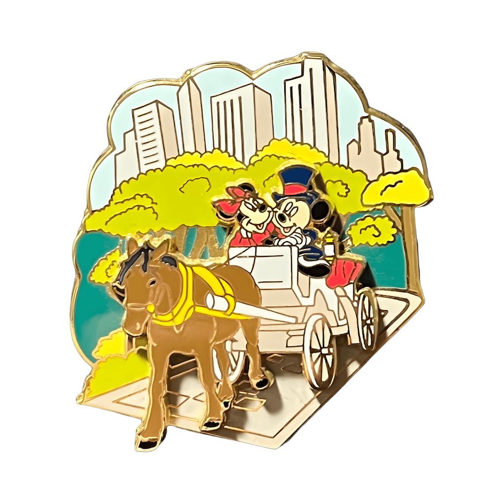 Mickey & Minnie Mouse Carriage Ride Disney pin