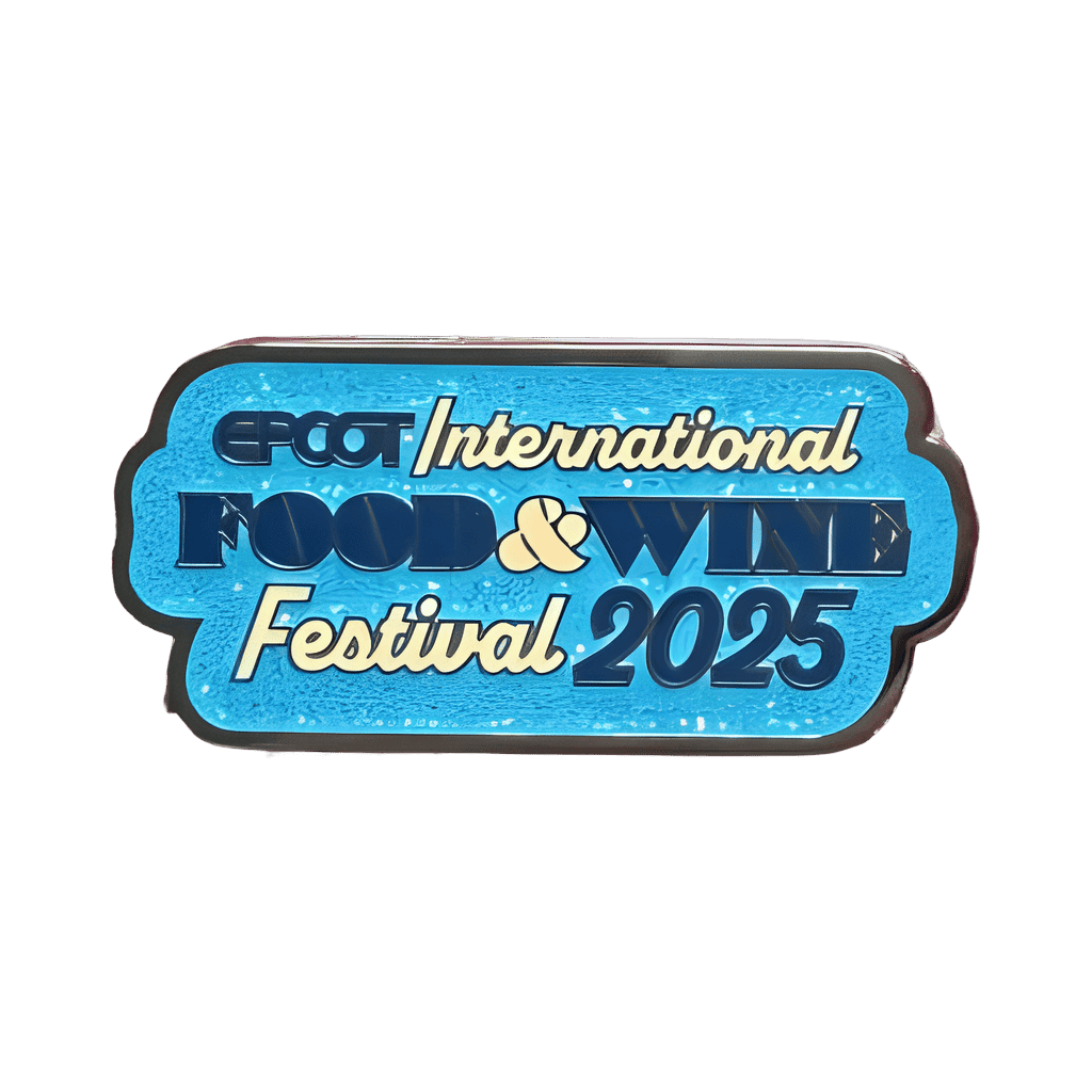 Food & Wine 2025 Logo Disney pin