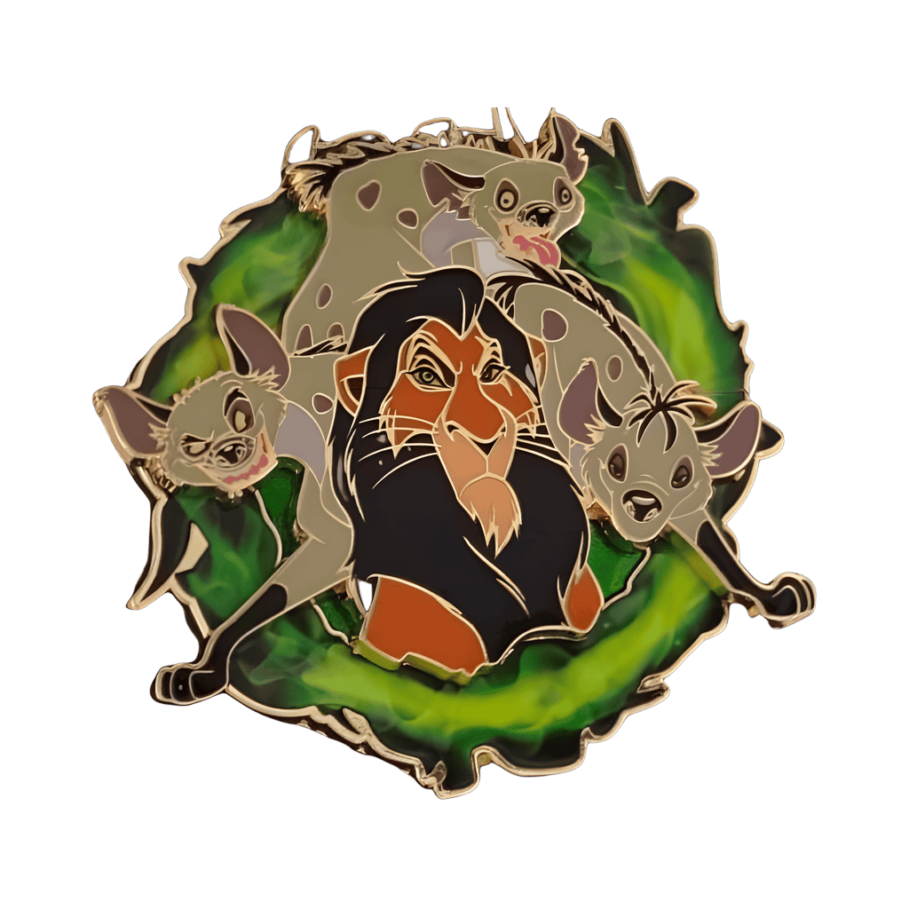 Scar With Ed, Shenzi & Banzai Disney pin