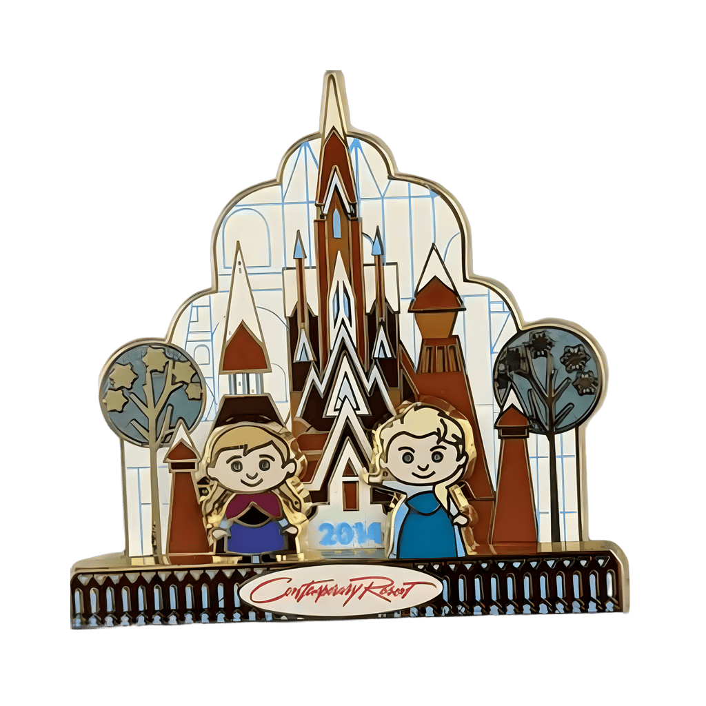 Frozen - Anna and Elsa - Contemporary Resort Disney pin
