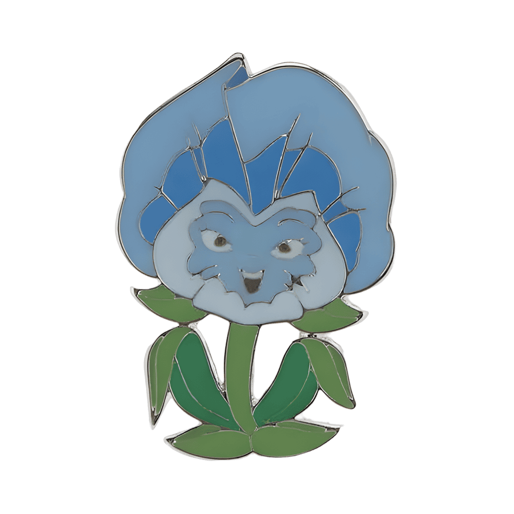 Blue Pansy Disney pin