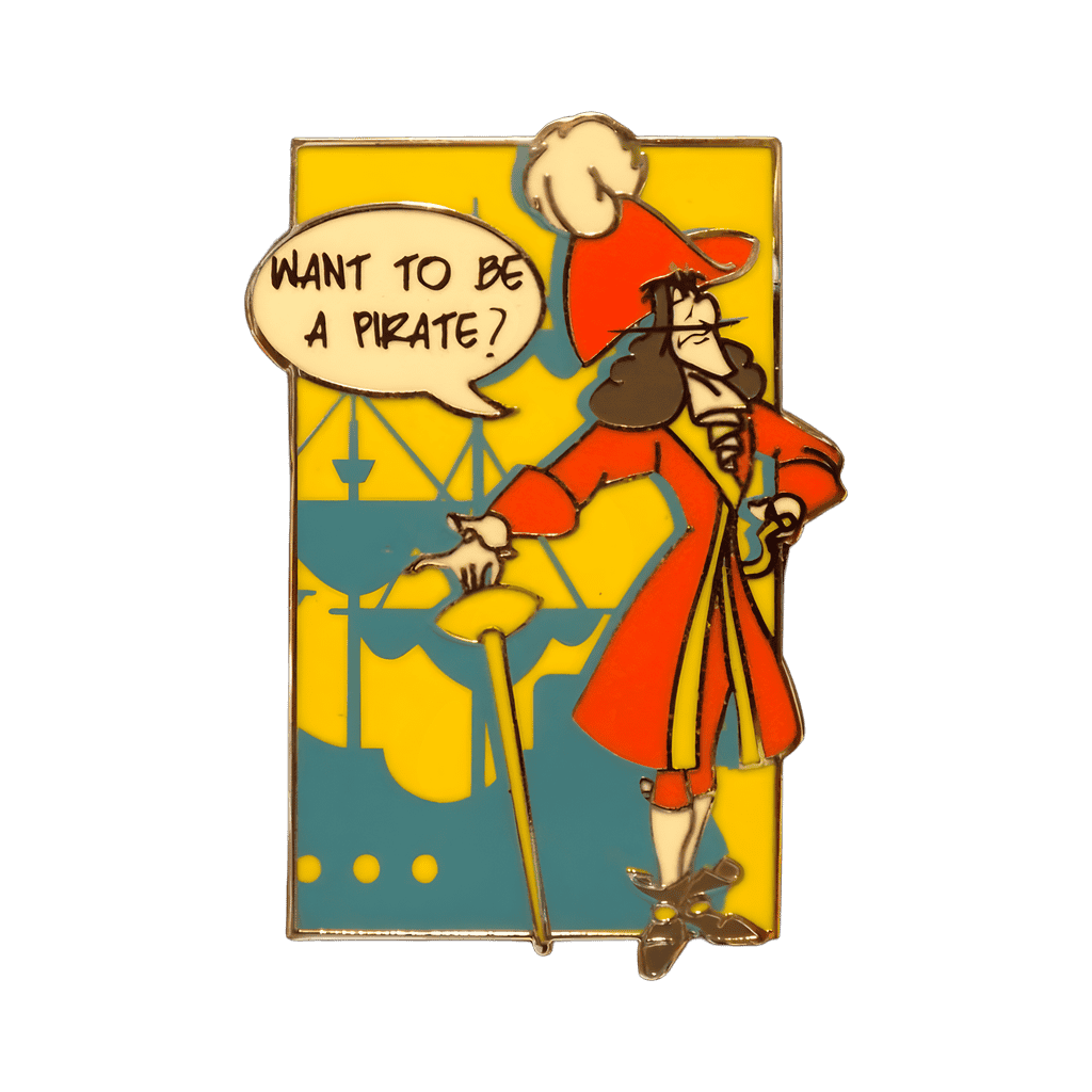Captain Hook Disney pin