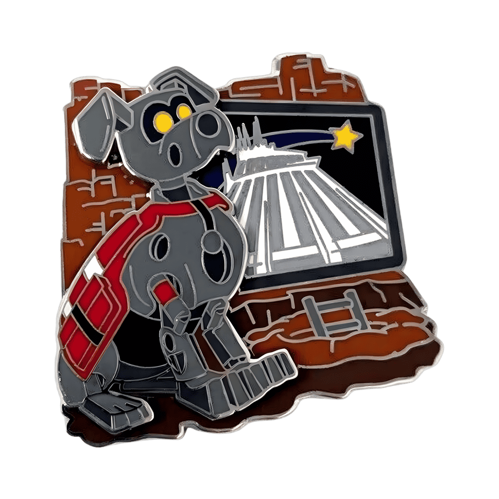 Space Mountain - Nipper the Robot Dog Disney pin