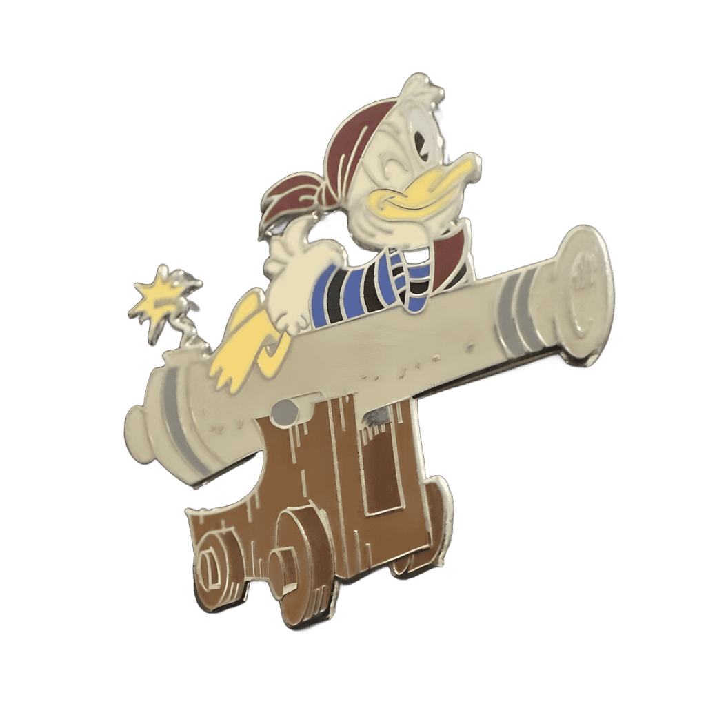 Donald on Cannon Disney pin