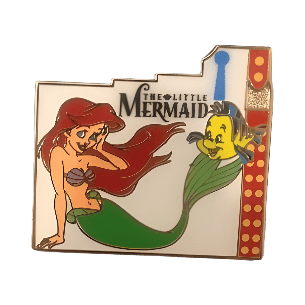 Ariel and Flounder Disney pin