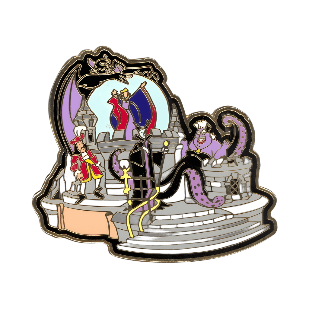 Face the Darkest Fears Float Disney pin