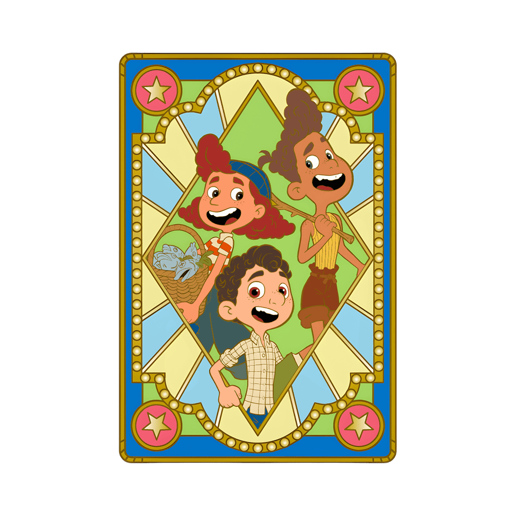 Luca, Alberto, and Giulia Disney pin