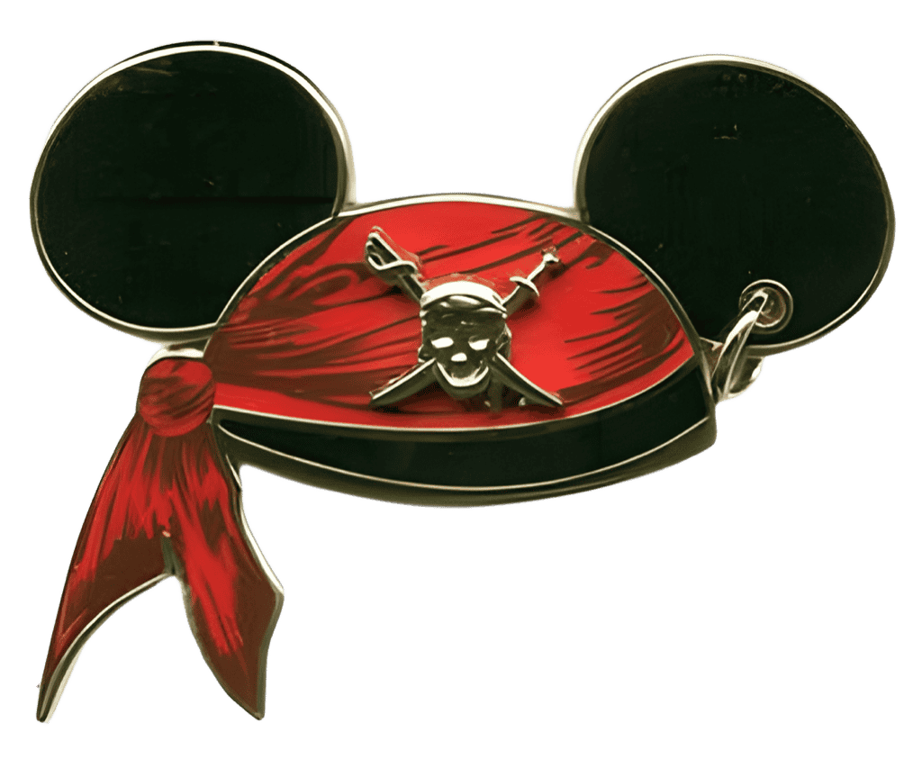 Pirate Mickey Ear Hat Disney pin