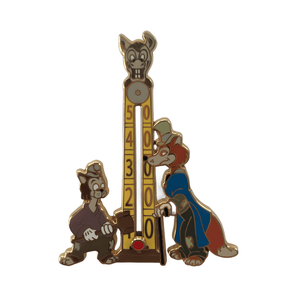 Honest John With Gideon Playing Carnival Game Disney pin