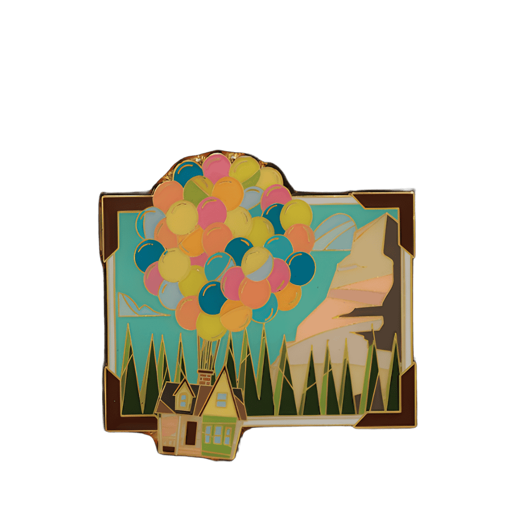 Carl's House and Paradise Falls Poster Disney pin