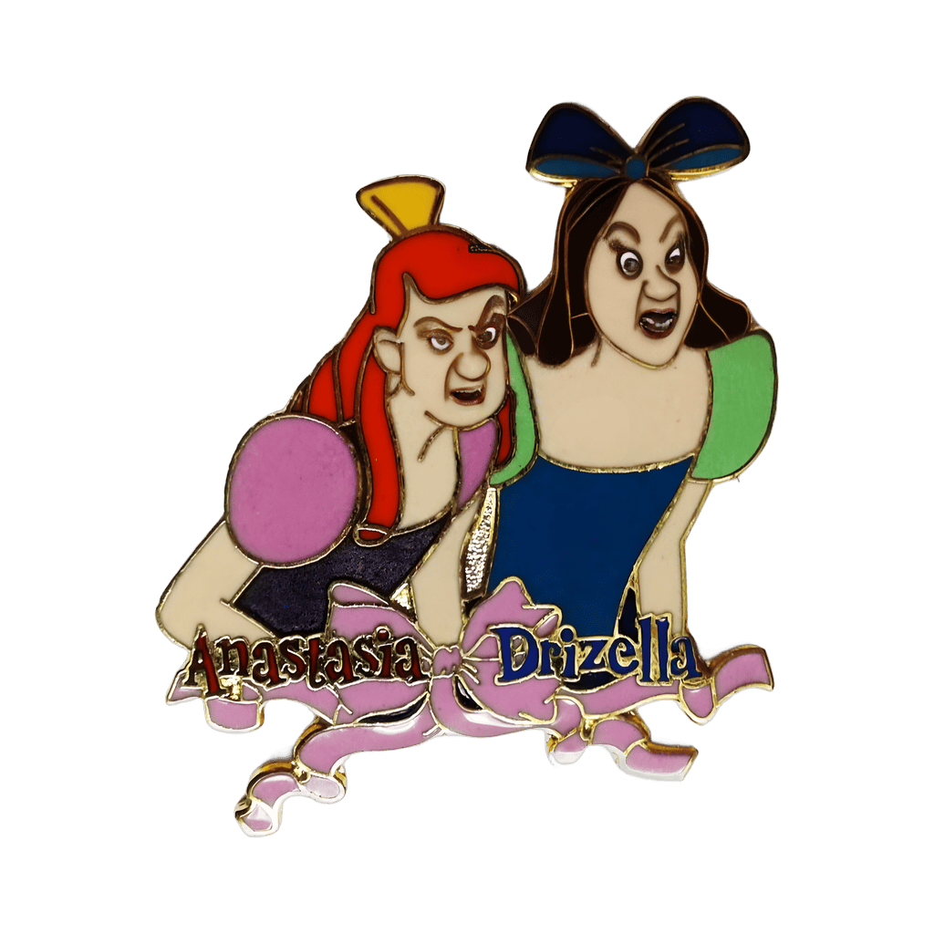 Anastasia and Drizella Disney pin