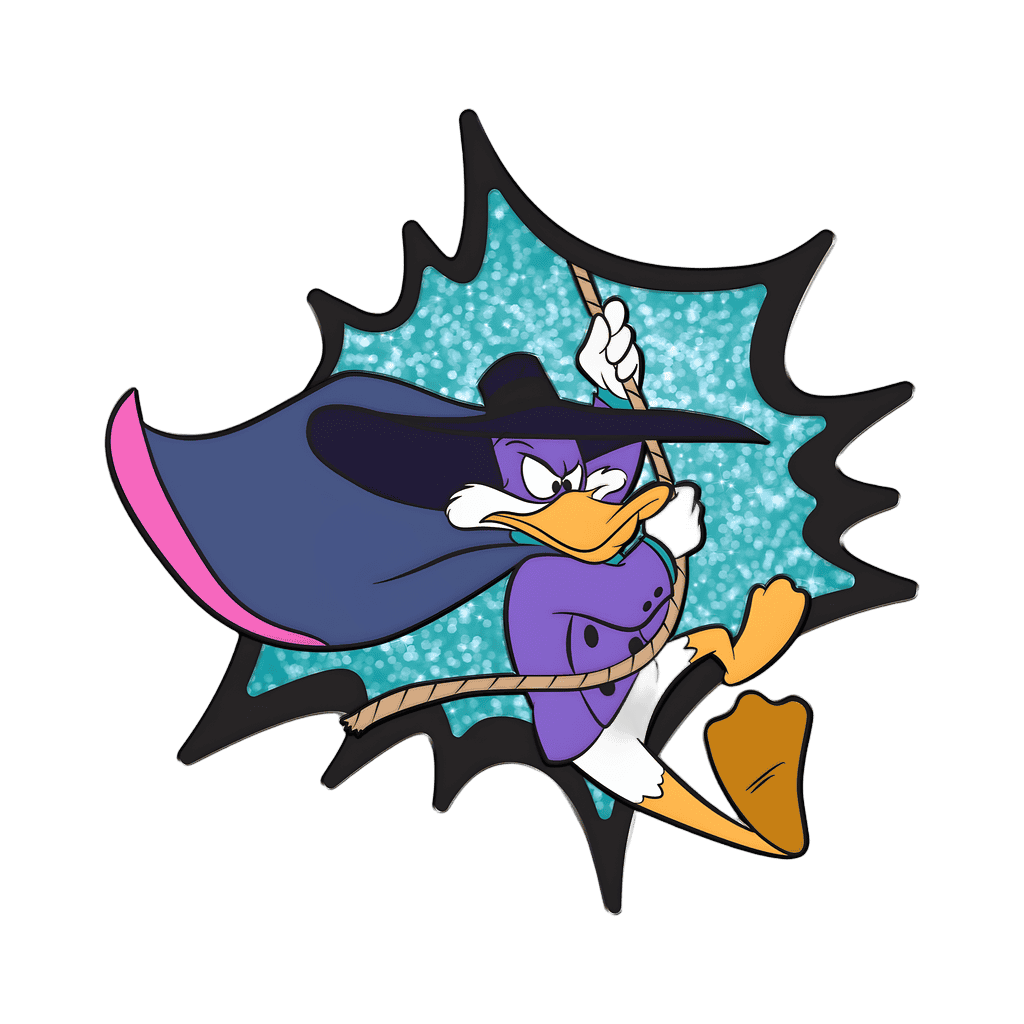 30th Anniversary - Darkwing Swinging on Rope Disney pin