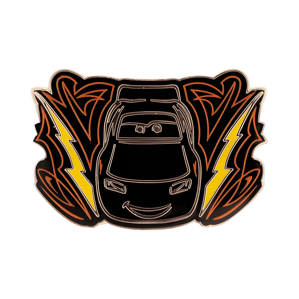 Neon Flash Art Lightning McQueen Disney pin