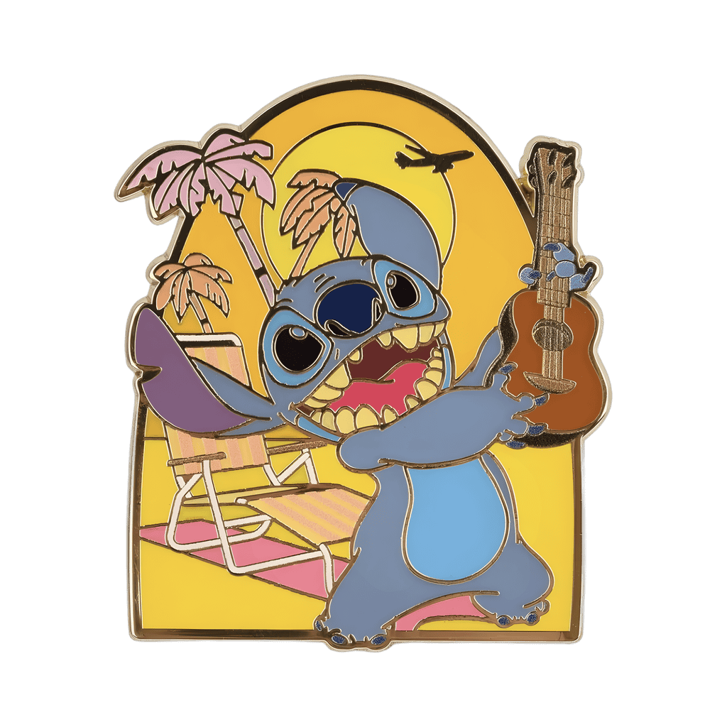 Stitch with Ukelele Disney pin