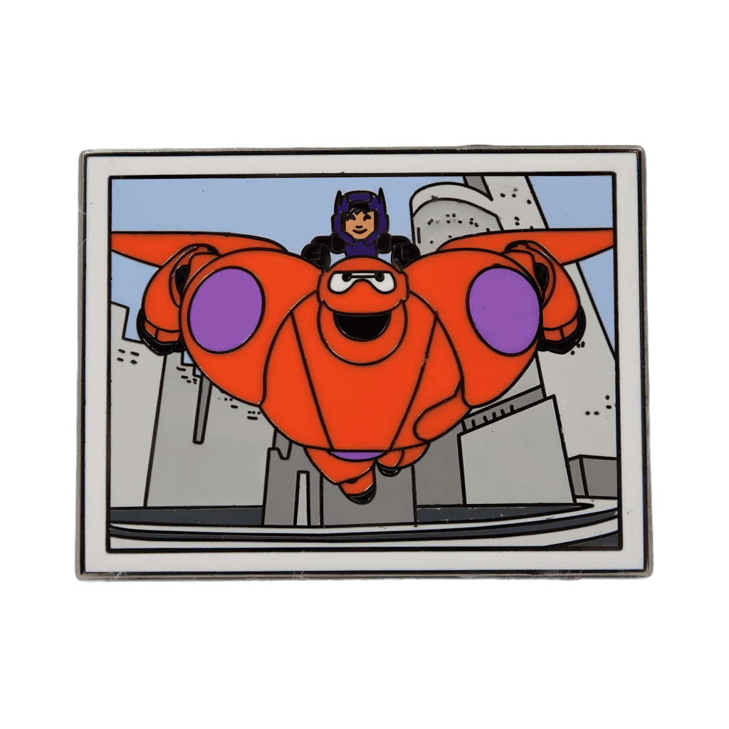 Hiro and Baymax in Armor Disney pin