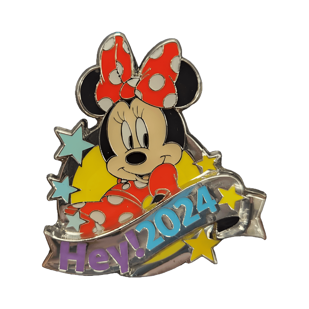 Monogram - Minnie and Hey! 2024 Ribbon Disney pin