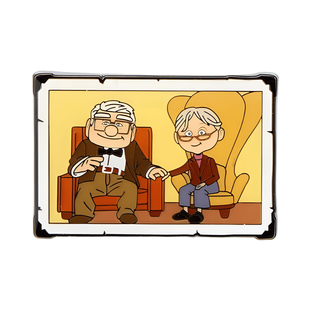 Golden Years Carl & Ellie Portait Disney pin