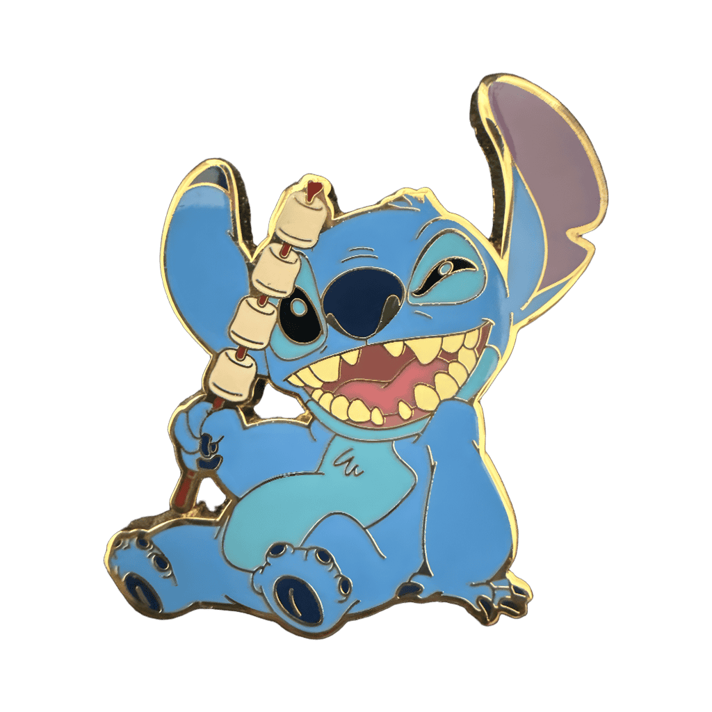 Stitch with Marshmellows Disney pin