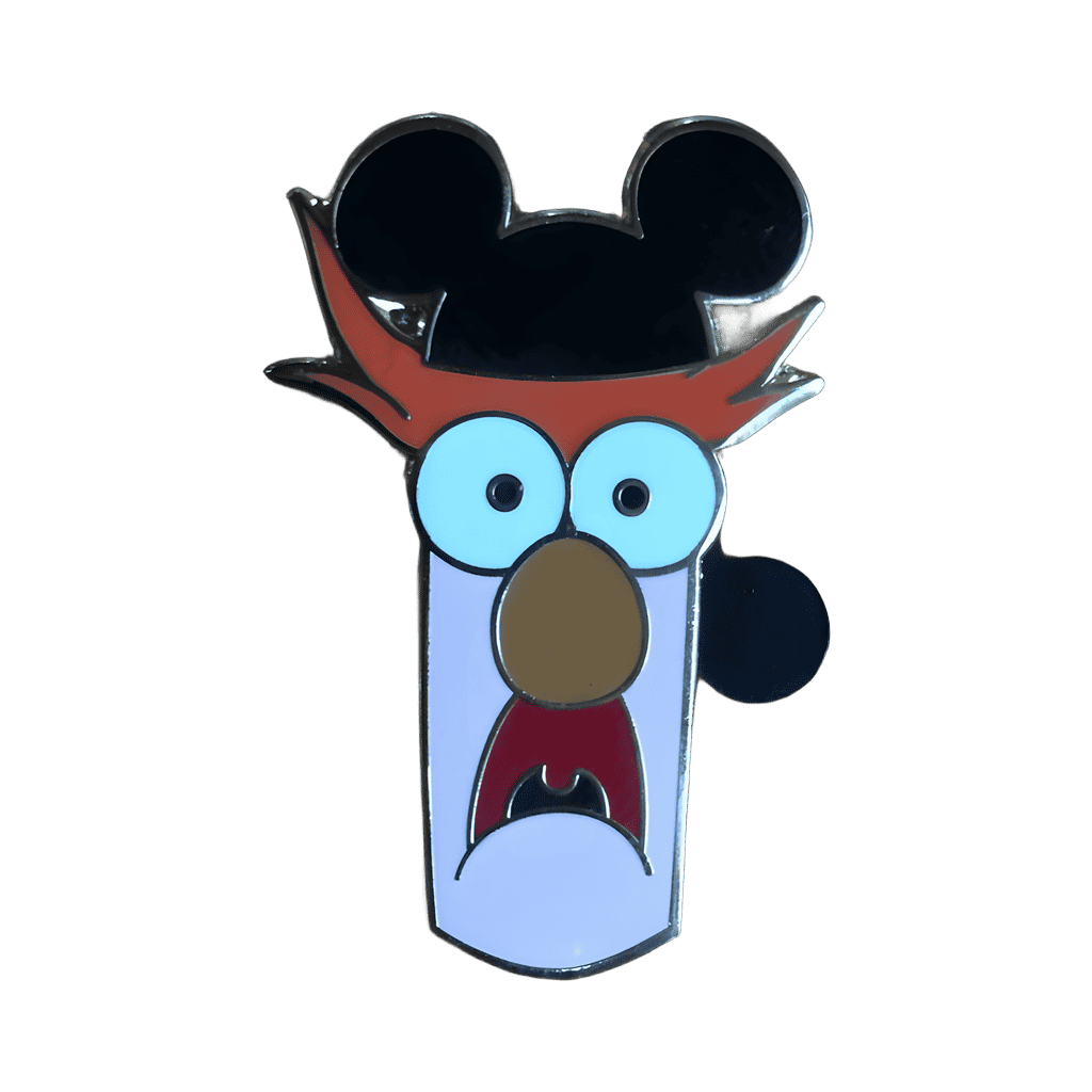 Beaker with a Mickey Hat Disney pin