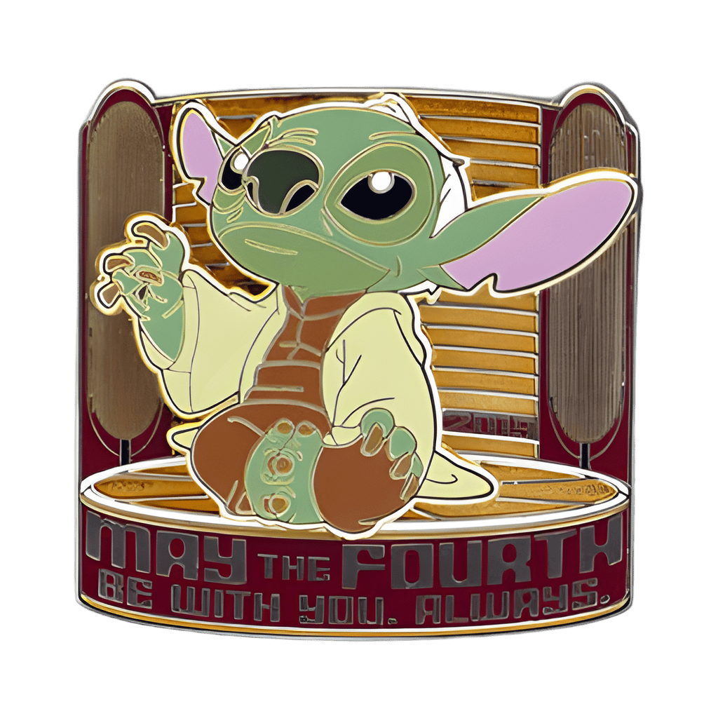 Stitch as Yoda Disney pin