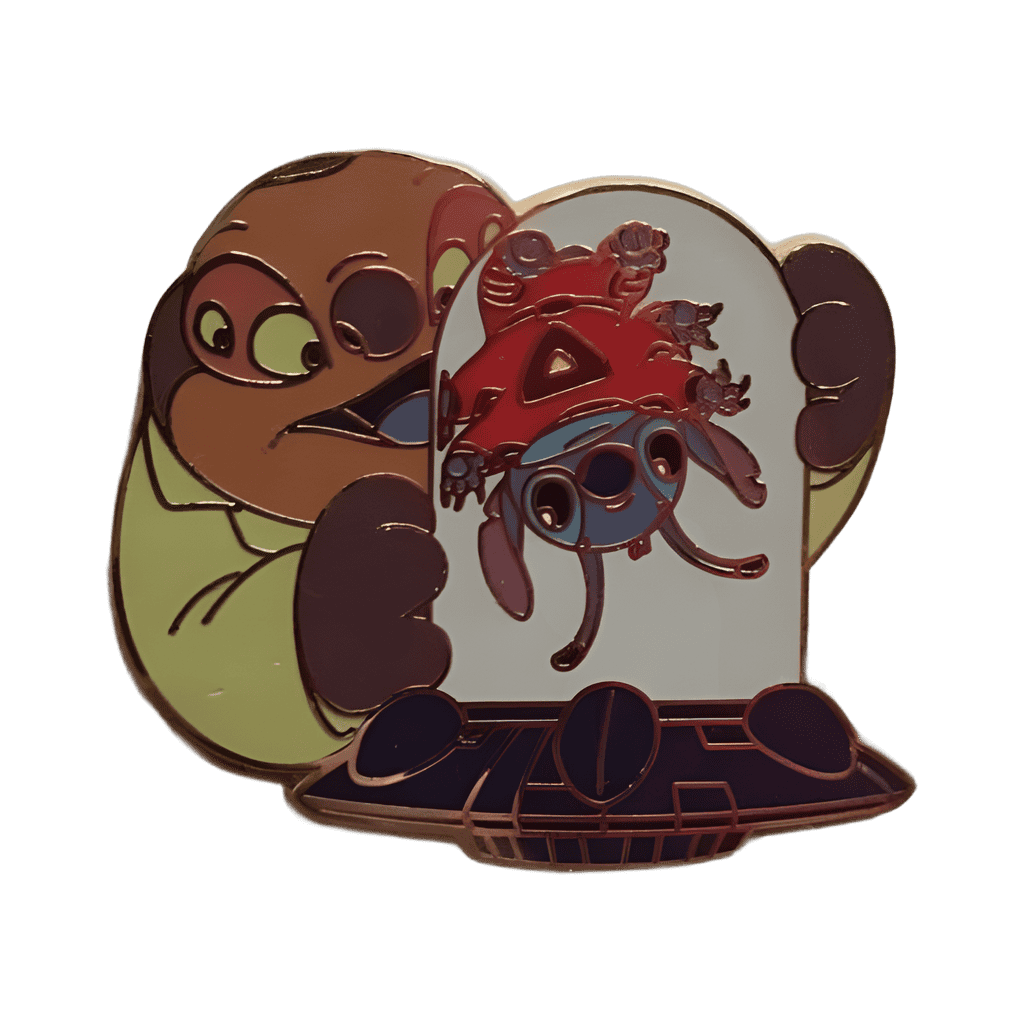 Stitch and Jumbaa Disney pin