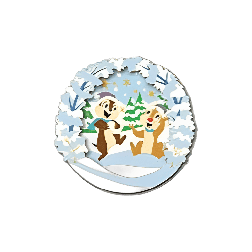 Winter - Chip and Dale Disney pin