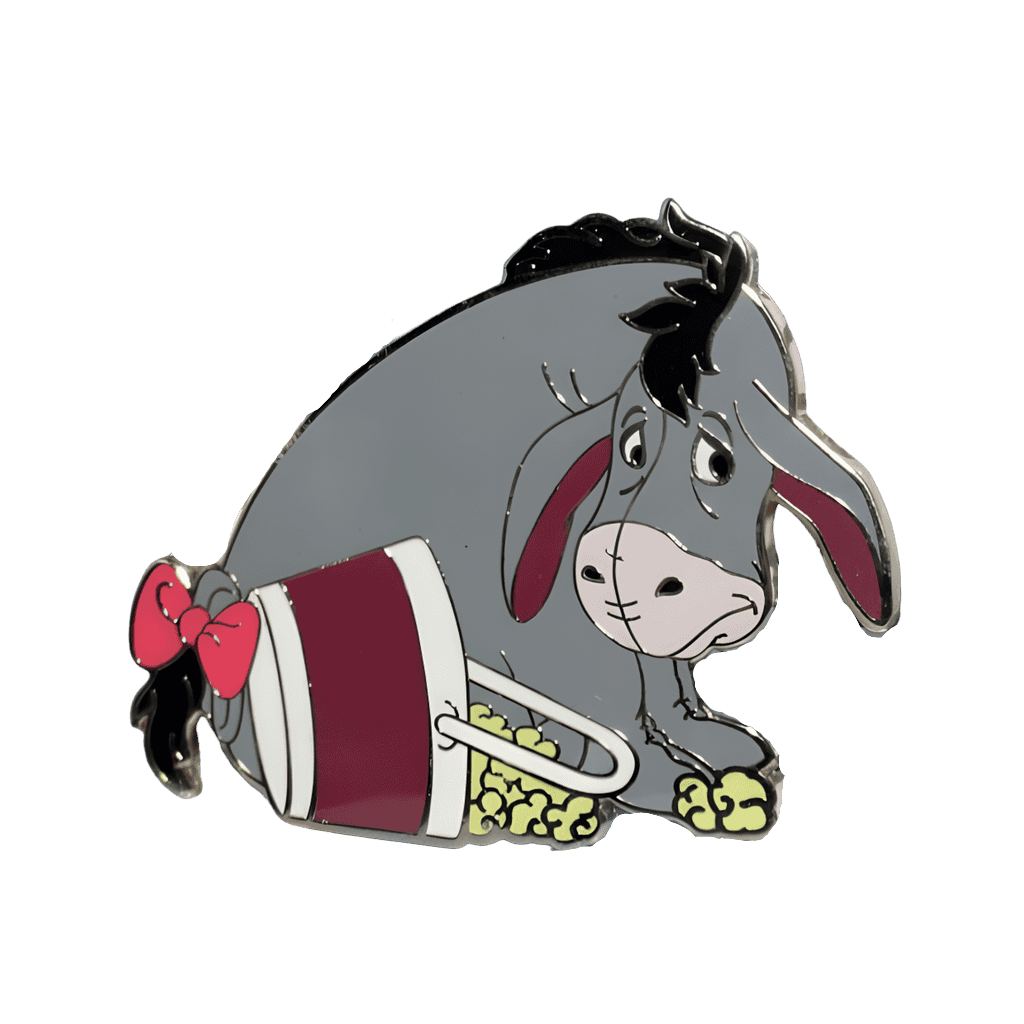 Eeyore With Spilled Popcorn Bucket Disney pin