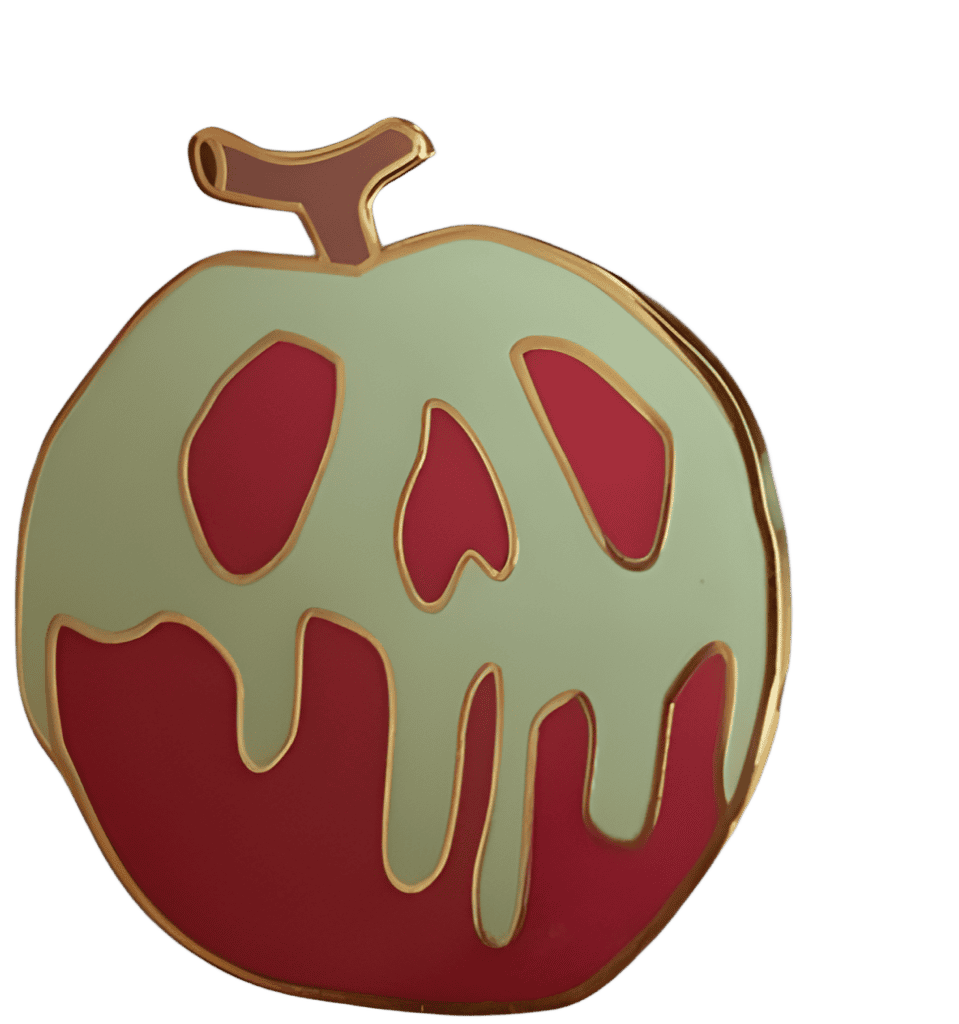 Poisoned Apple Pin & Evil Queen Print Disney pin