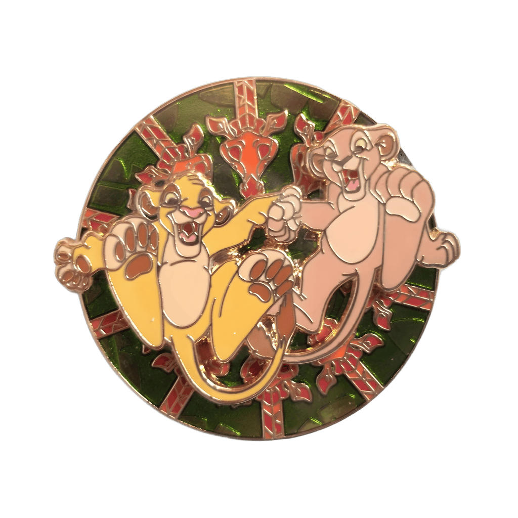 "Just Can't Wait To Be King" Young Simba and Nala Disney pin