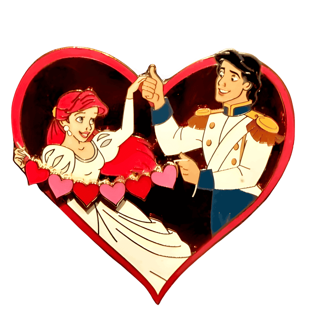 Ariel and Eric Disney pin