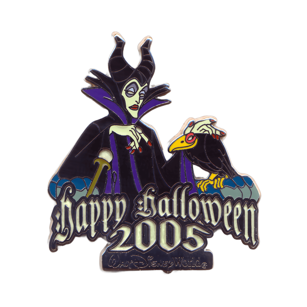 Maleficent and Diablo Disney pin