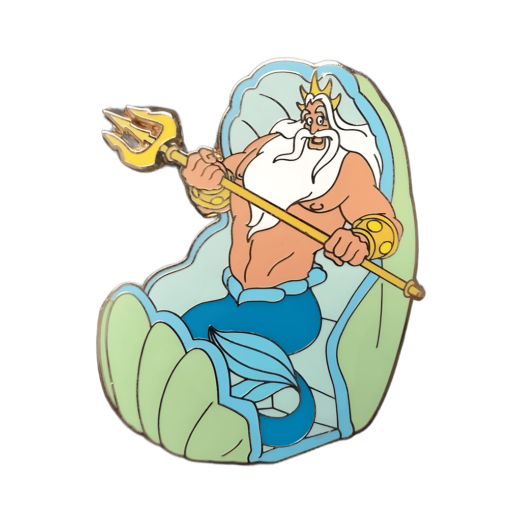 King Triton Disney pin