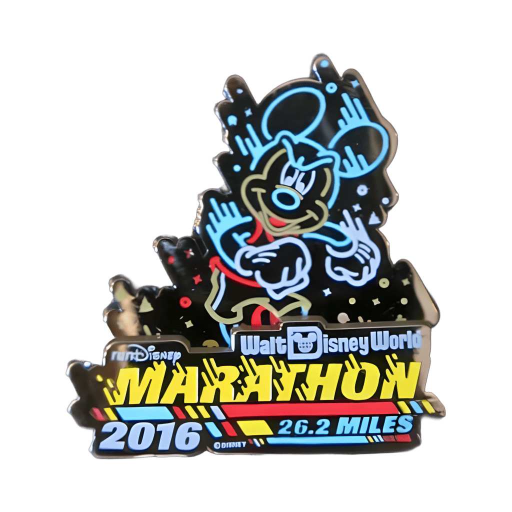 WDW - 2016 Marathon - Mickey Mouse Logo Disney pin