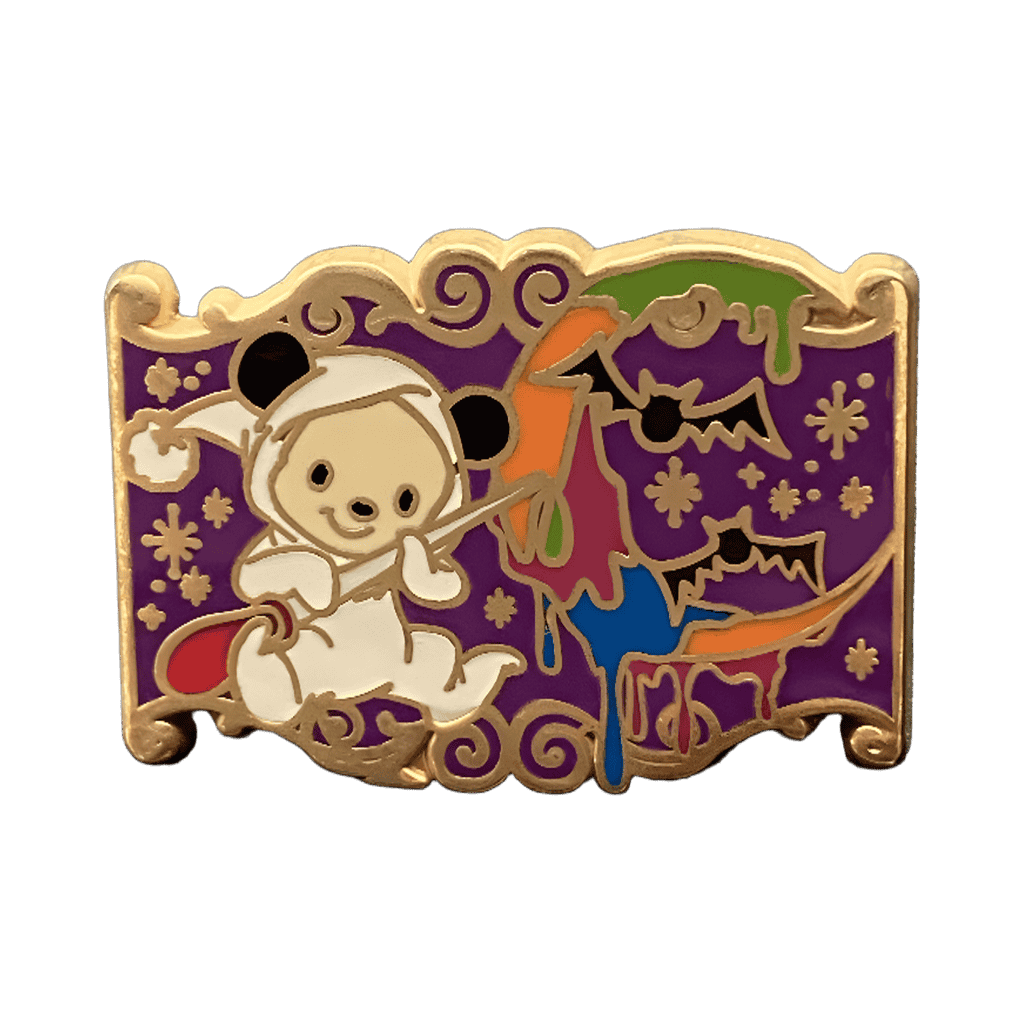 Ghost mouse Disney pin