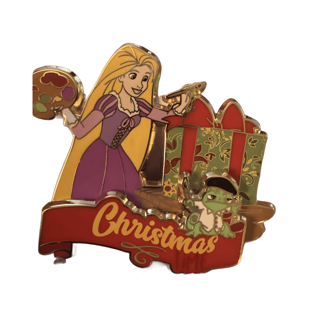 Rapunzel and Pascal Disney pin